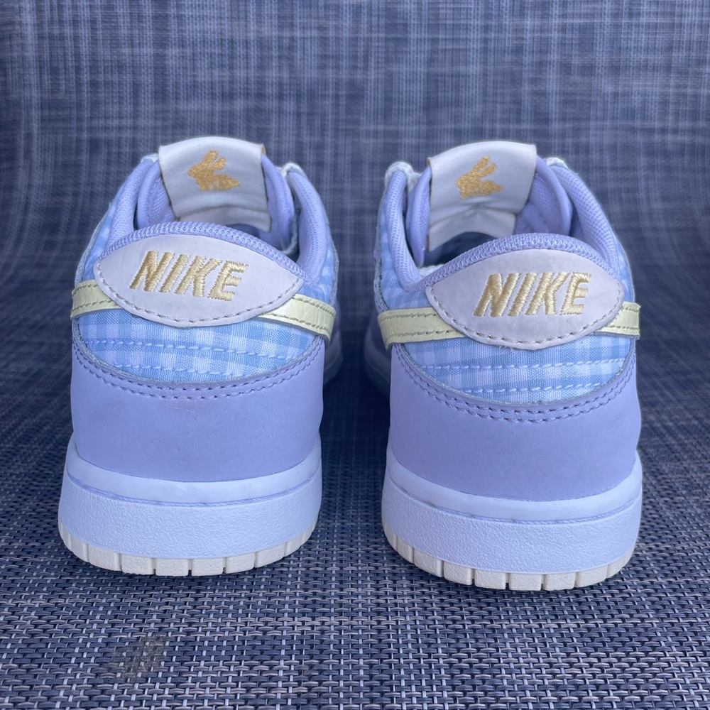 Nike Kids Dunk Low SE "Easter" Pastel Purple Cream Sneakers Girls Size 1.5 Y - Picture 5 of 11